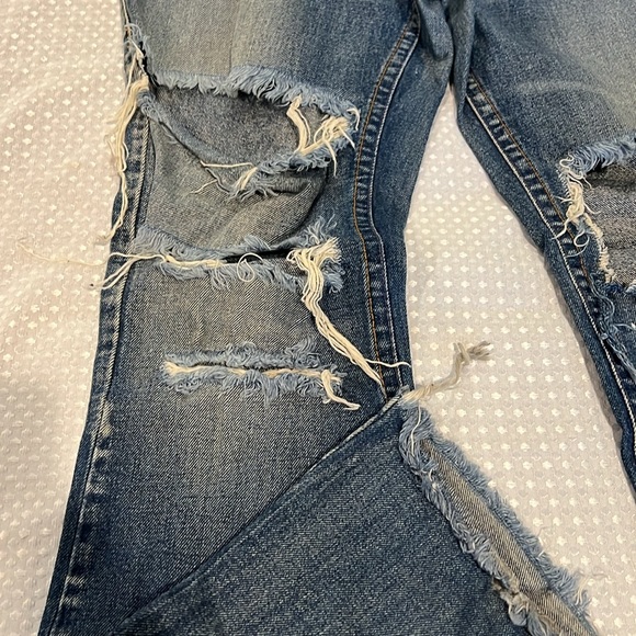 FORUM JEANS PREMIUM DISTRESSED BOOTCUT JEANS 8/10 - Picture 3 of 6